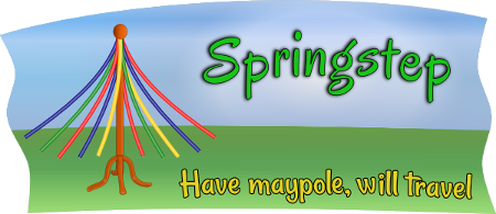 The logo of Springstep Maypole.
